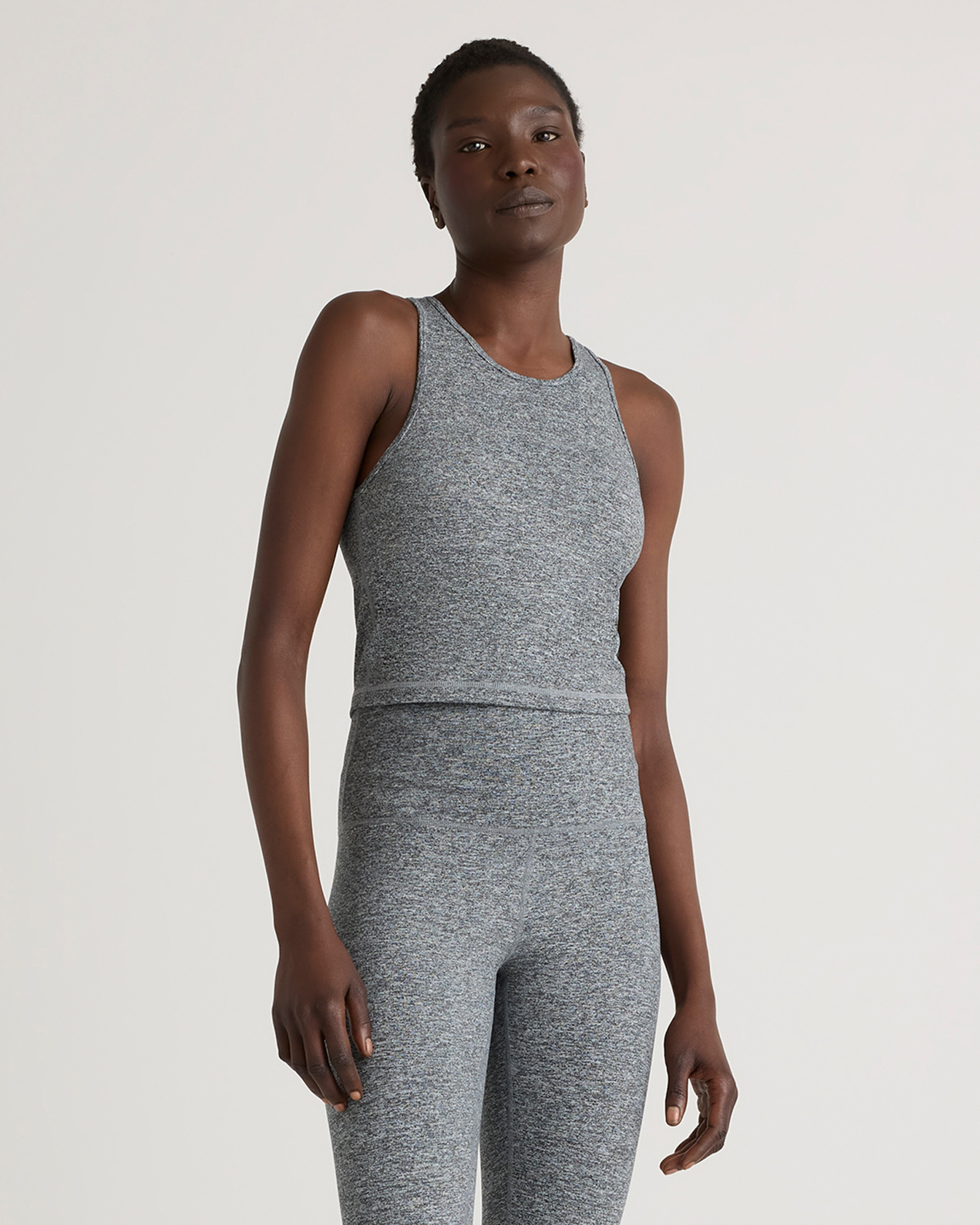 Ultra-Soft High Neck Cropped Tank | Quince