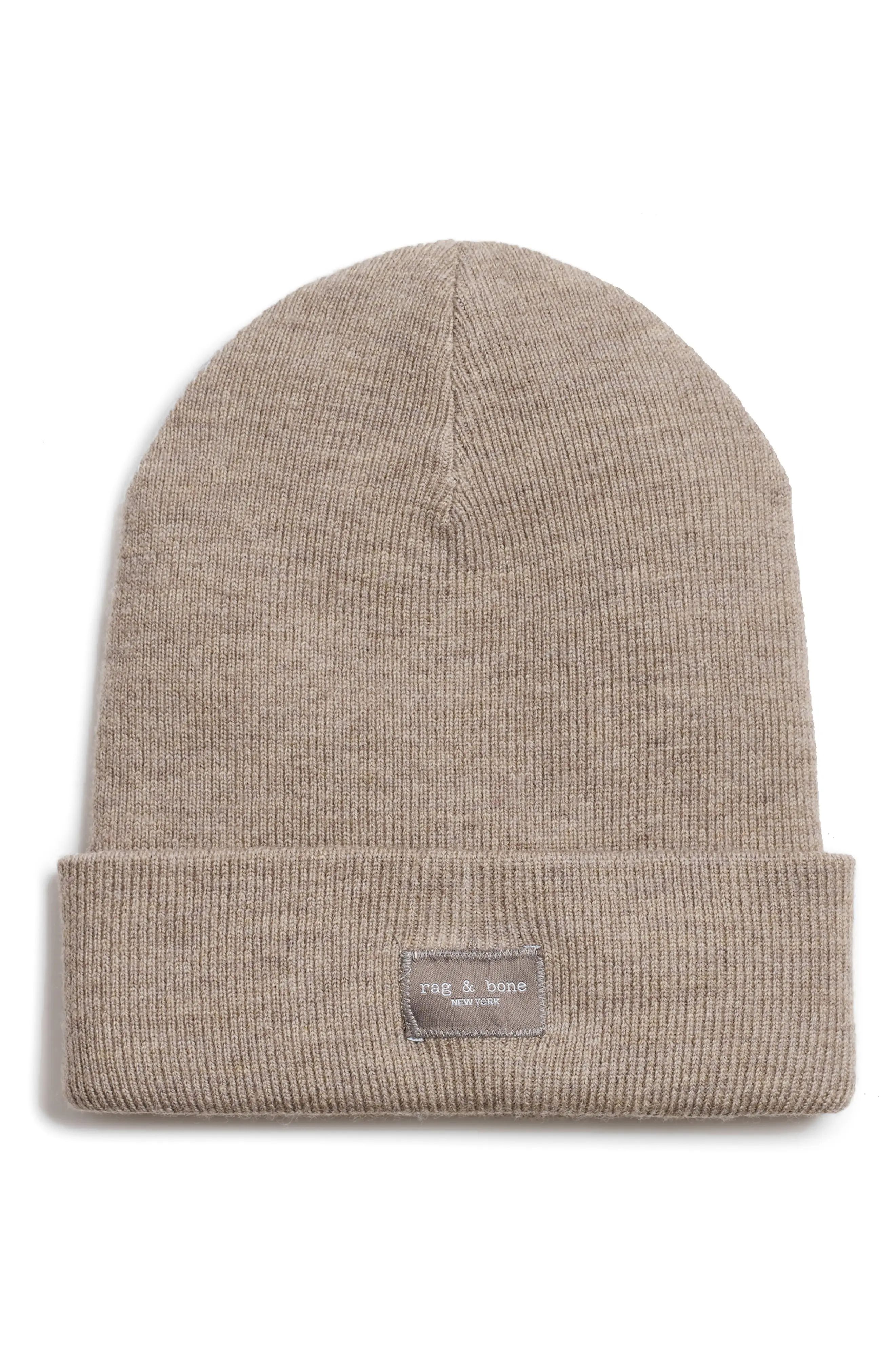 Women's Rag & Bone Addison Wool Beanie - Grey | Nordstrom