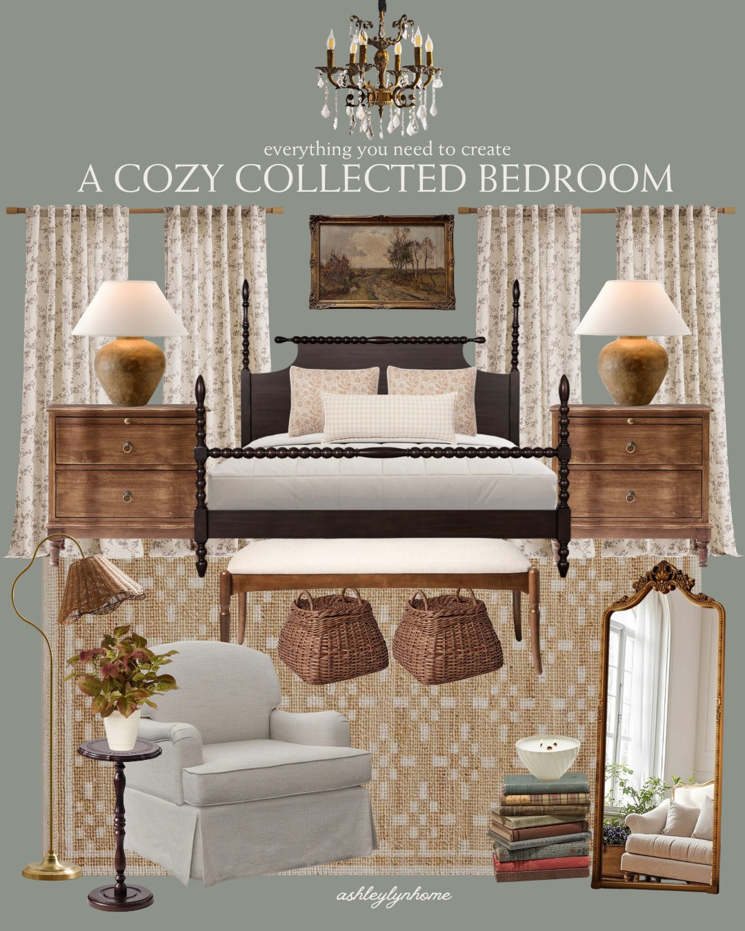 A cozy, collected bedroom built on layers of warm wood tones, soft textures, and timeless pieces that make the whole space feel calm and lived-in.

#LTKHome #LTKSaleAlert