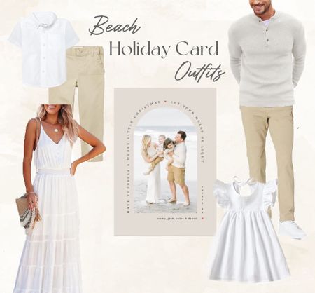 Beach holiday card outfit inspo #holidaycards #familyoutfits #christmascards

#LTKHoliday #LTKstyletip #LTKfamily