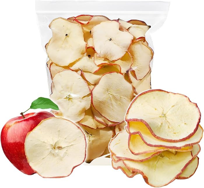 KachiKachi Selected Dried Apple Slices-100g/3.5oz, Natural Dehydrated Apples Chips | No Sugar Add... | Amazon (US)