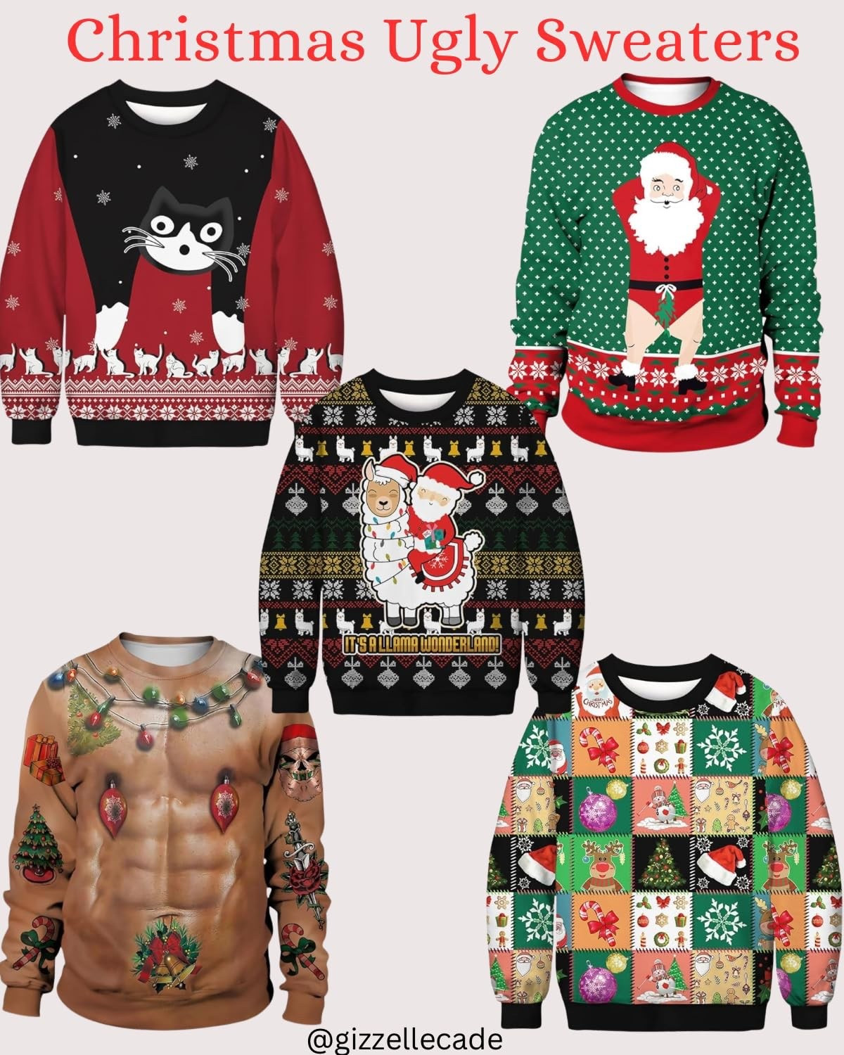 Christmas ugly sweaters 

#LTKGiftGuide #LTKHoliday #LTKStyleTip