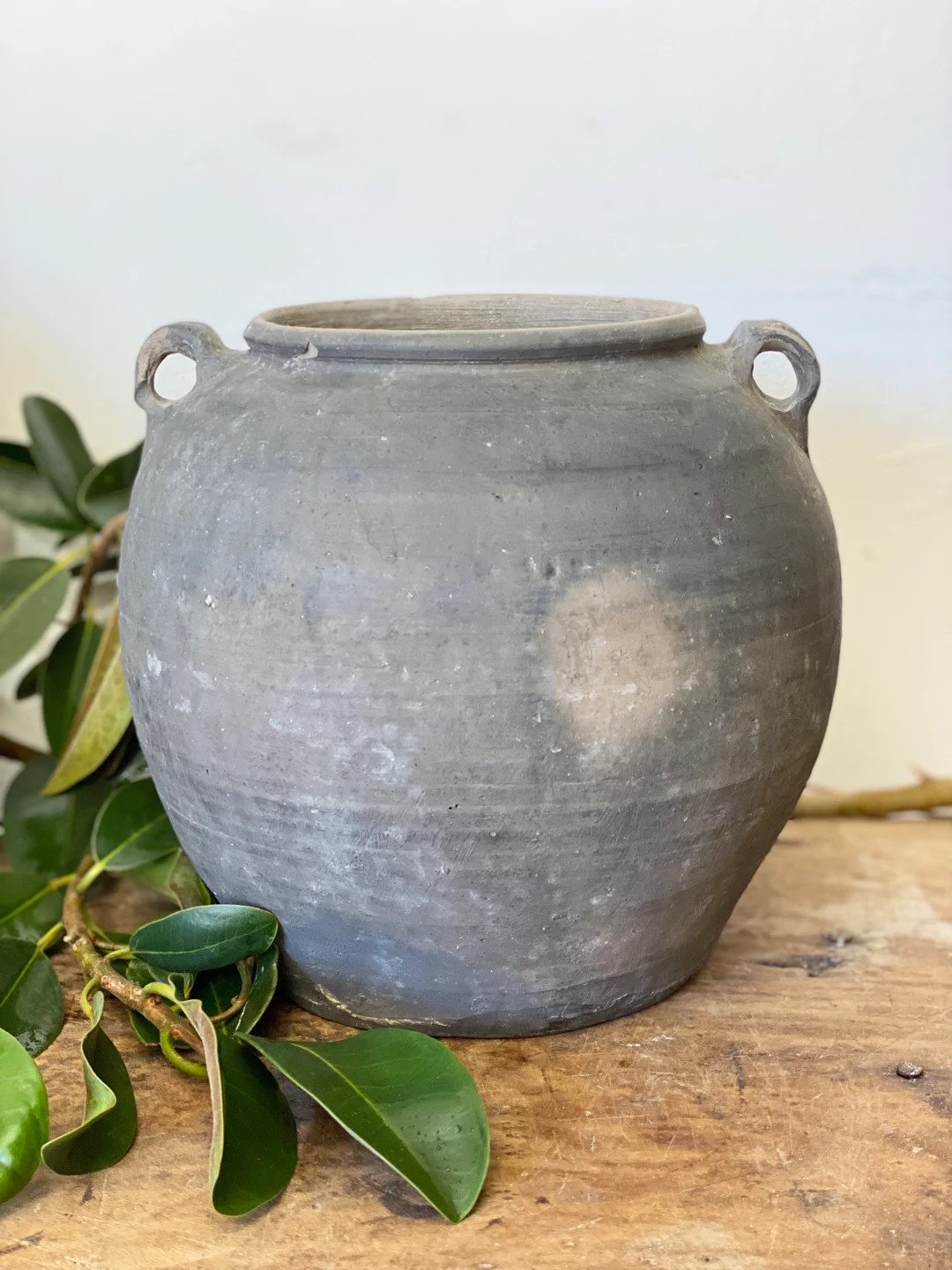 Vintage Clay Pot w/handles (medium) | Etsy (US)