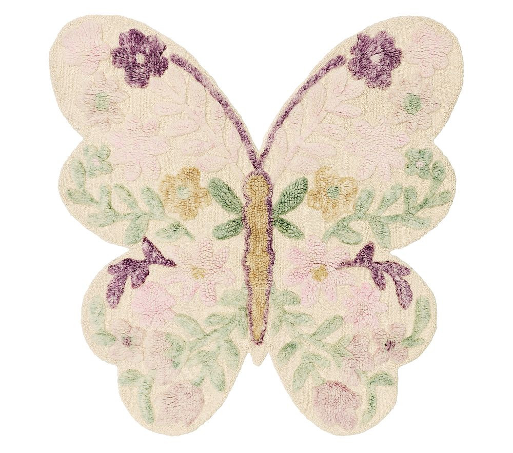 Butterfly Shaped Rug | Pottery Barn Kids