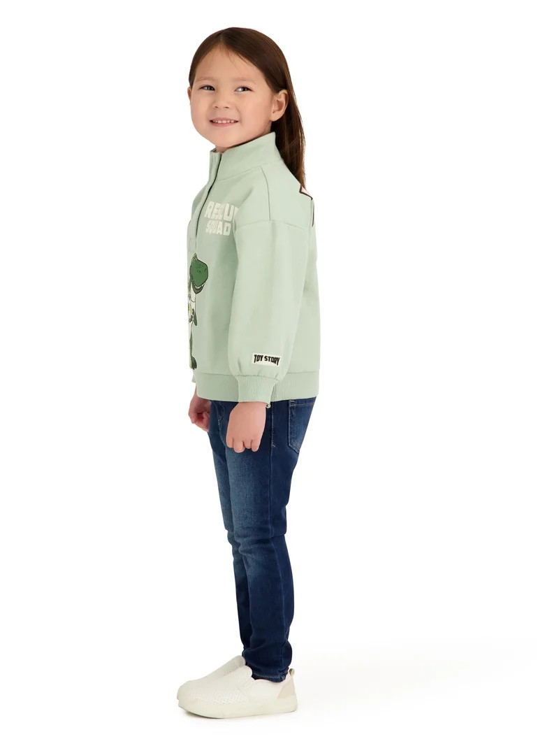 Toy Story Toddler Girl Quarter Snap Pullover, Sizes 12 Months-5T | Walmart (US)