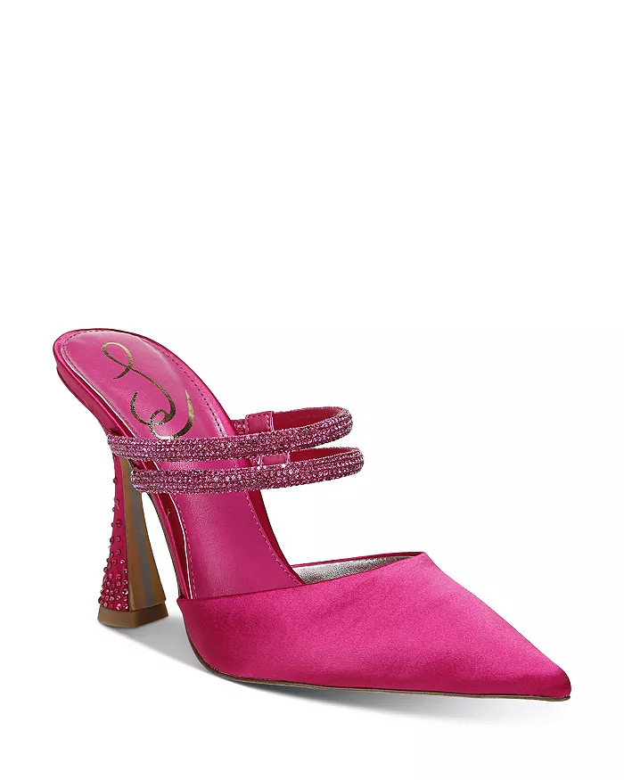 Women's Agustina Embellished High Heel Mules | Bloomingdale's (US)