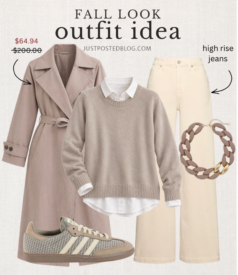 Love a good neutral look! Perfect cute and chic look for fall!

#LTKootd #LTKOver40 #LTKSaleAlert