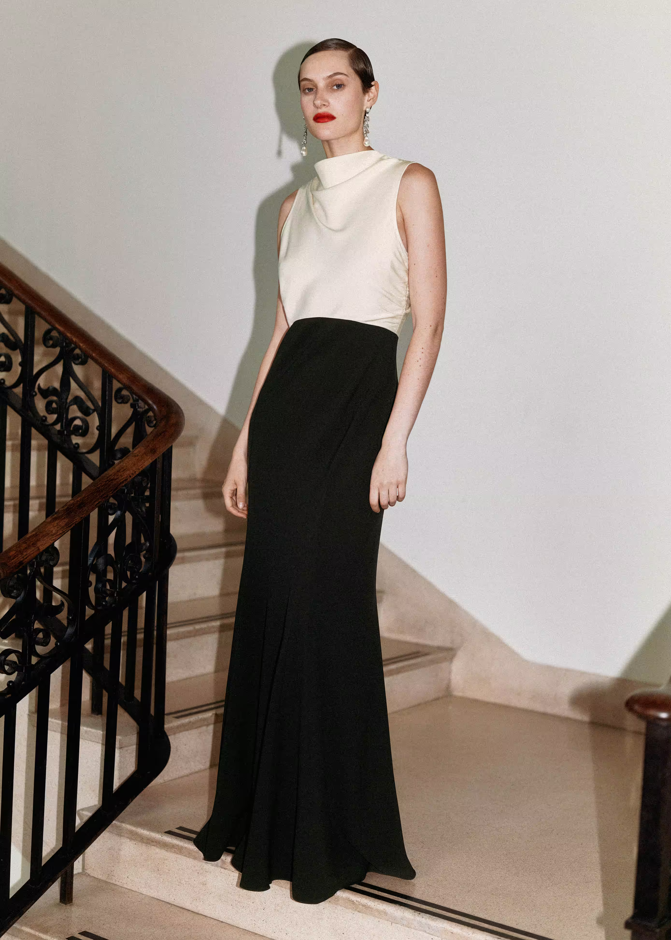 Statement Back Dress Fluid Satin | ME+EM US