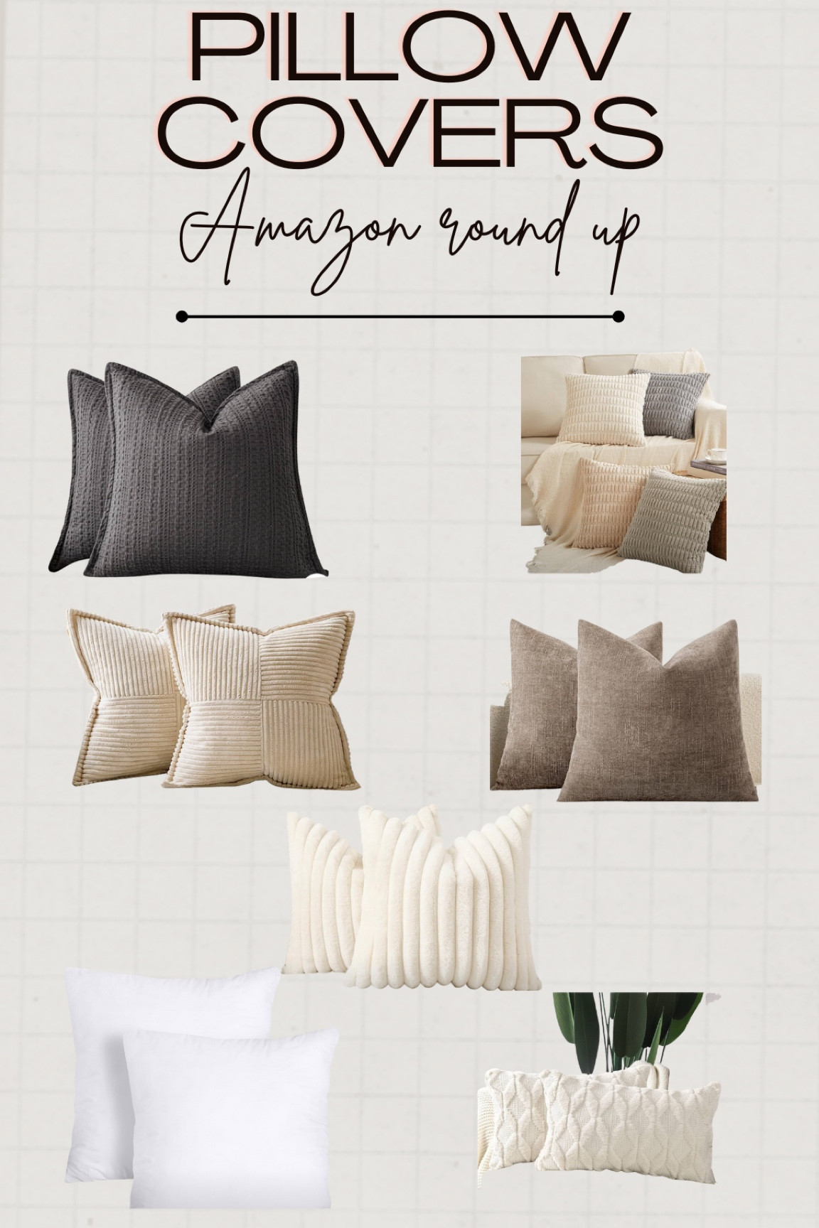 Amazon pillow cover round up! Pillow covers are a great way to save money and storage space! #amazonhome

#LTKFindsUnder50 #LTKFindsUnder100 #LTKHome