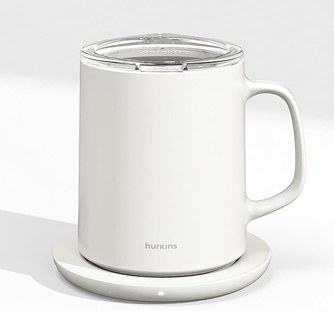 hurkins Smug, up to 149℉ Coffee Mug Warmer & Mug & pctg Lid Set, self Heated Cup with Wireless ... | Amazon (US)