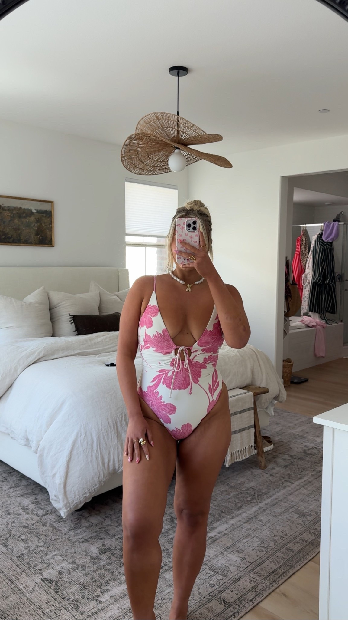 Wearing a size large !! 

#LTKSwim #LTKMidsize #LTKSeasonal