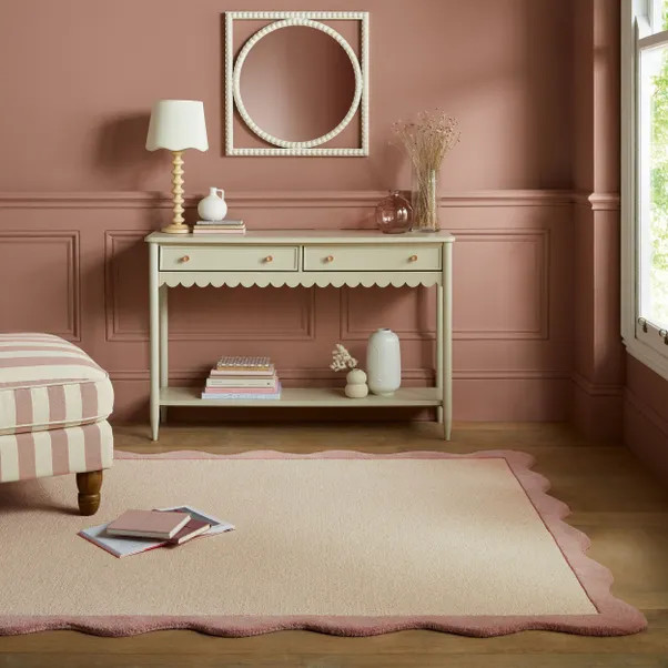 Bonnie Scallop Wool Rug | Dunelm (migrated)