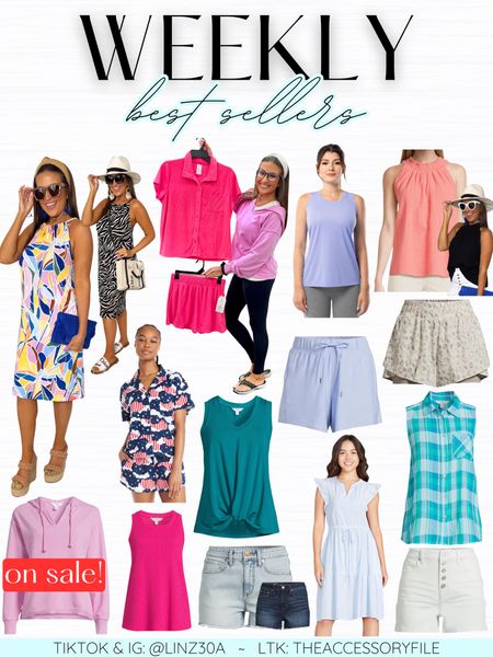 This past week’s best sellers! 

MIDI dress, summer dresses, swim coverup, beach coverup, athleisure, halter top, summer outfit, summer fashion, beach vacation outfit, tank top, spring hoodie? Lightweight hoodie, white shorts, denim shorts, jean shorts, running shorts, Performance  shorts 