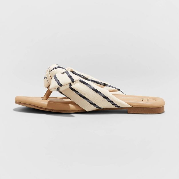 Women's Adley Bow Flip Flop Sandals - A New Day™ | Target