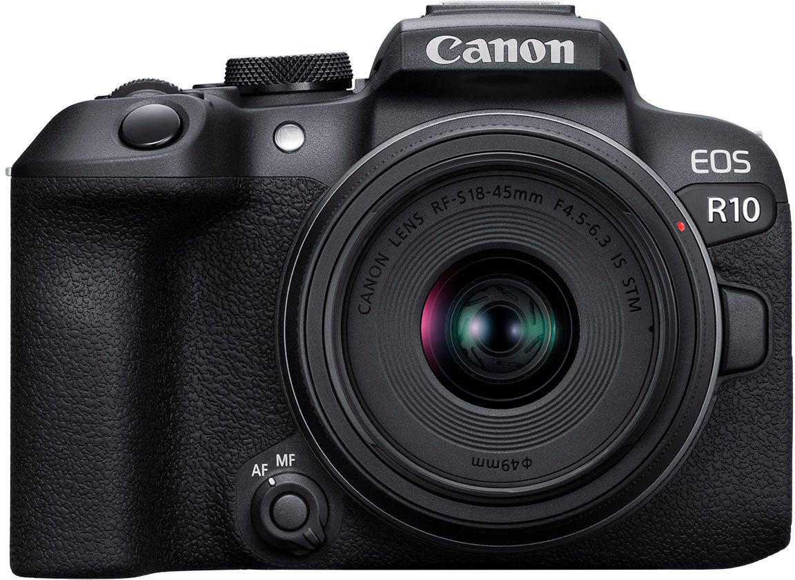 Canon EOS R10 Mirrorless Camera with RF-S 18-45 f/4.5-6.3 IS STM Lens Black 5331C009 - Best Buy | Best Buy U.S.