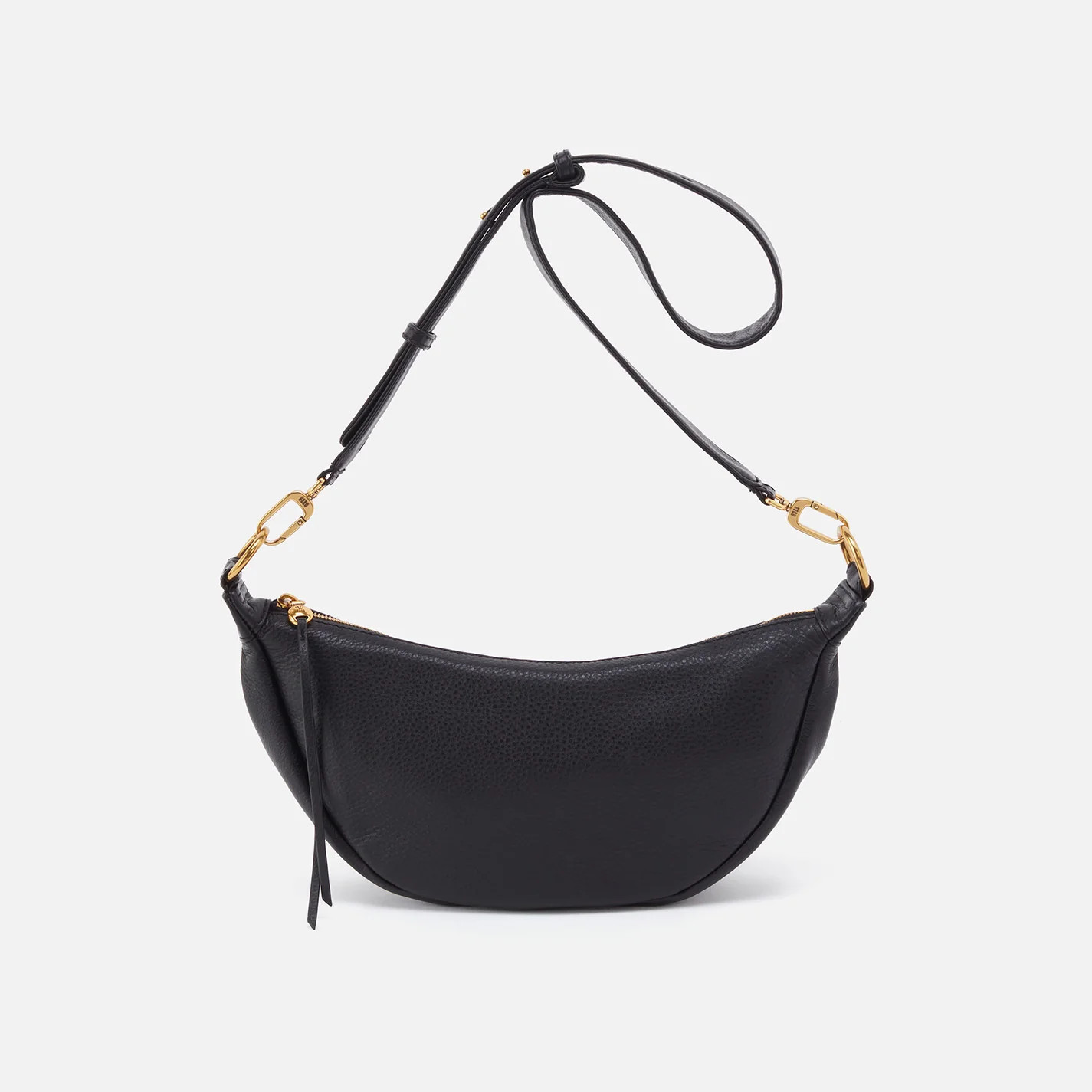 Knox Sling in Pebbled Leather - Black | HOBO Bags