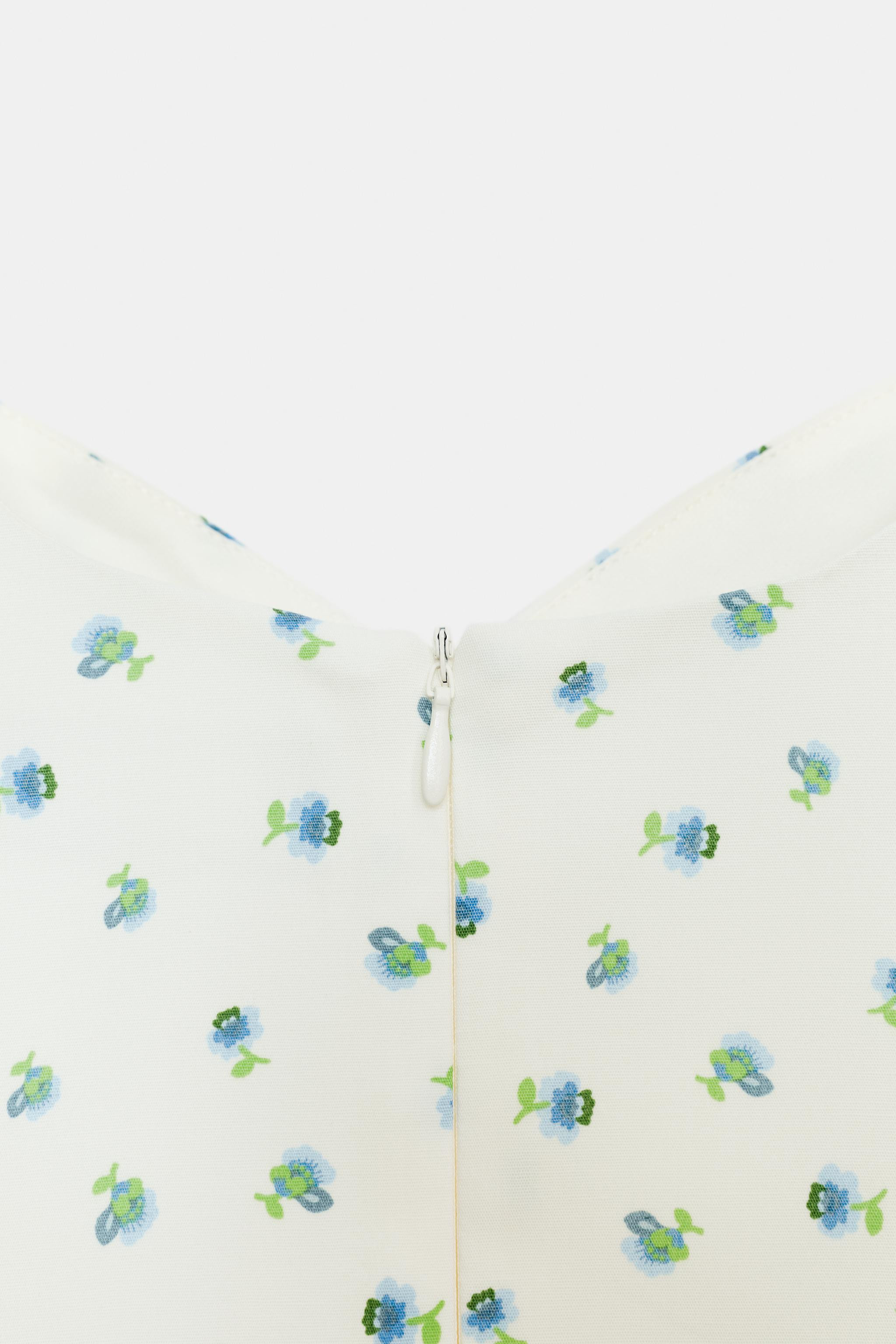 FLORAL PRINT MINI DRESS | Zara US