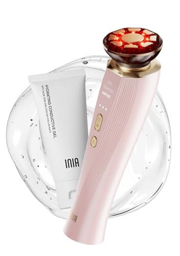 INIA 3-in-1 Red Light Therapy for Face and Neck Beauty Device for Puffiness & Skin Firming Skincare Tool | Amazon (US)