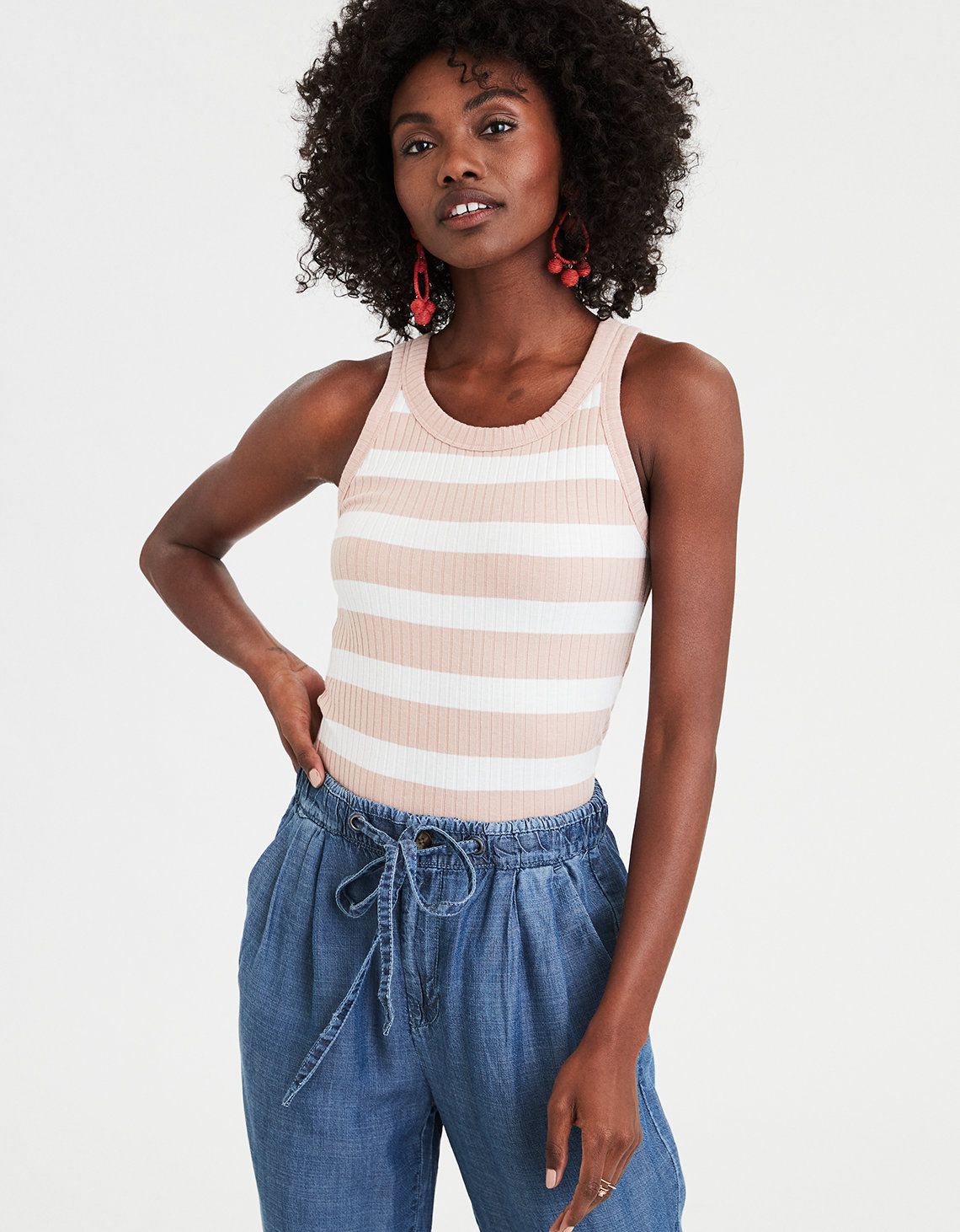 AE High Neck Tank Top | American Eagle Outfitters (US & CA)