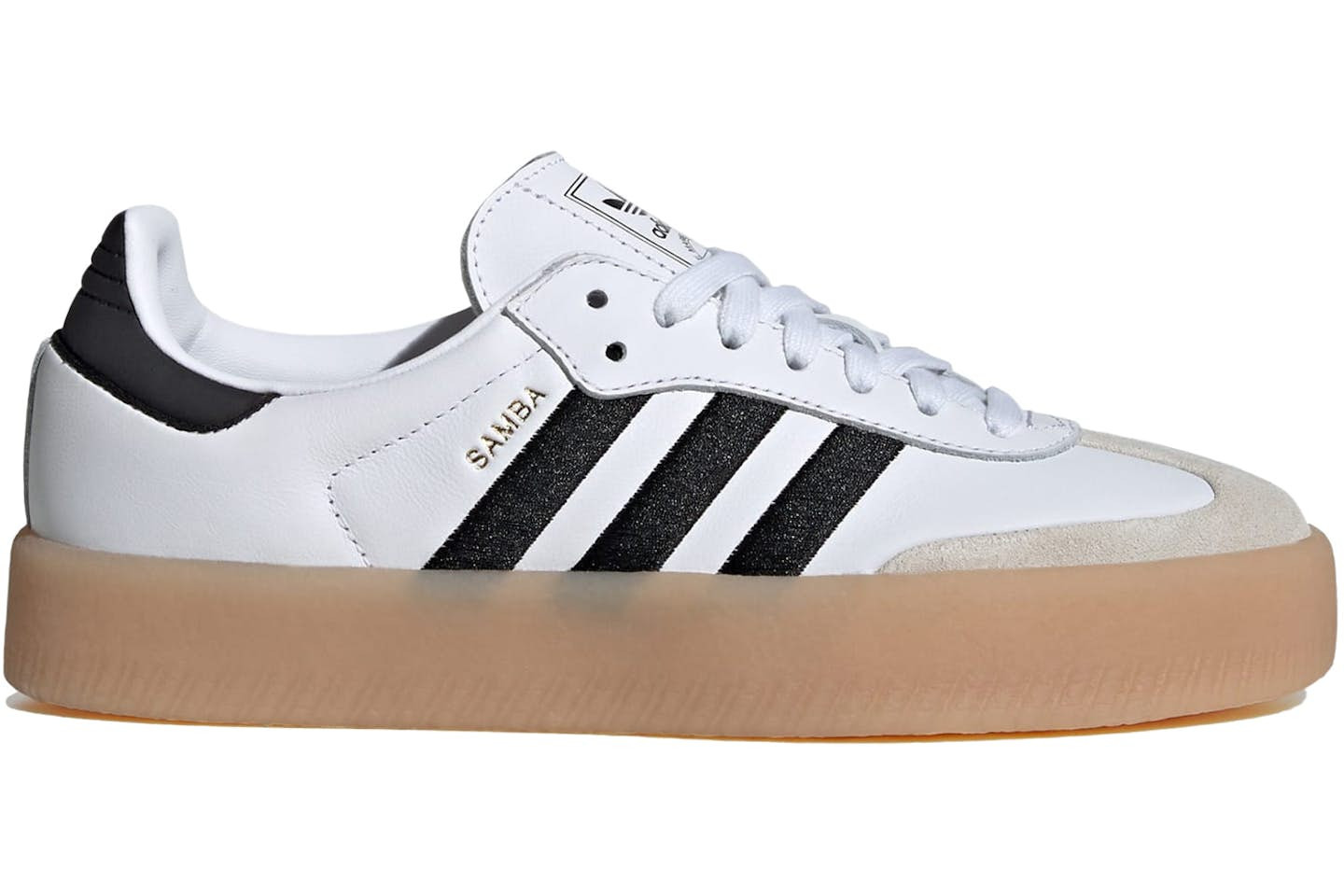 adidas SambaeWhite Black Gum (Women's) | StockX