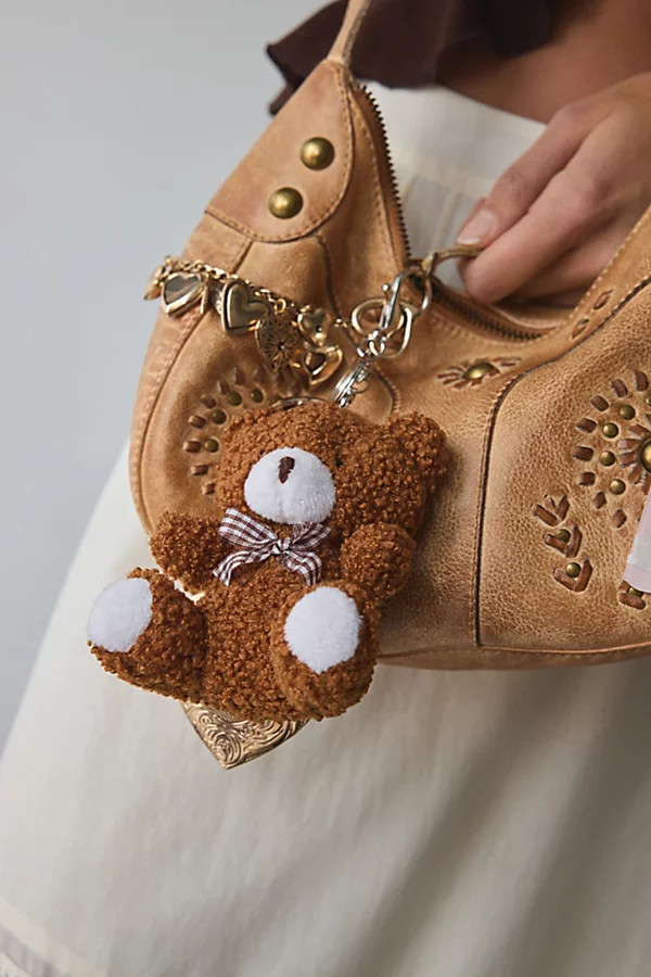 Bear Plushie Keychain | Urban Outfitters (US and RoW)