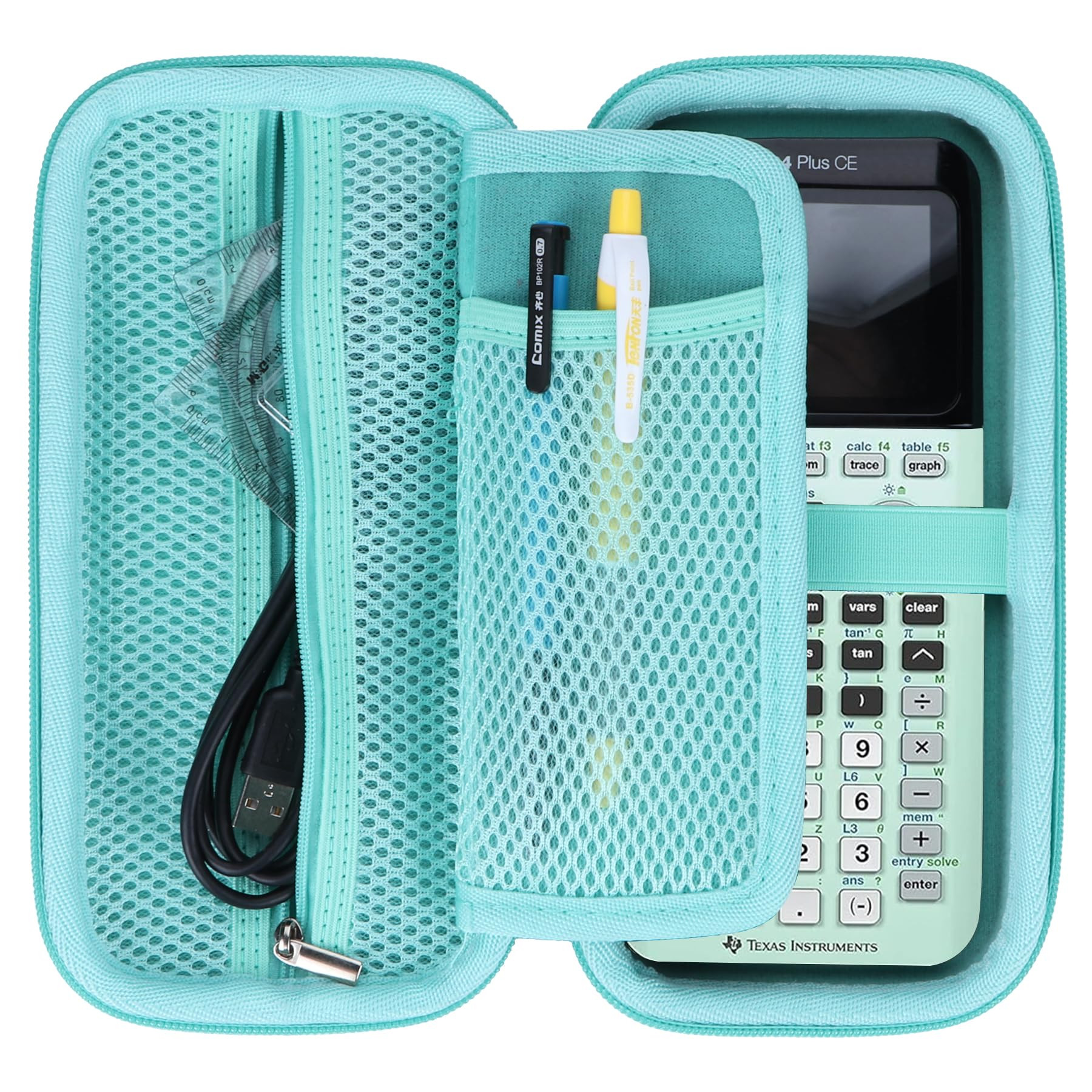 Storage Case Compatible with Texas Ti-84 Plus CE/TI-84 Plus/TI-Nspire CX II CAS/TI-Nspire CX II/T... | Amazon (US)