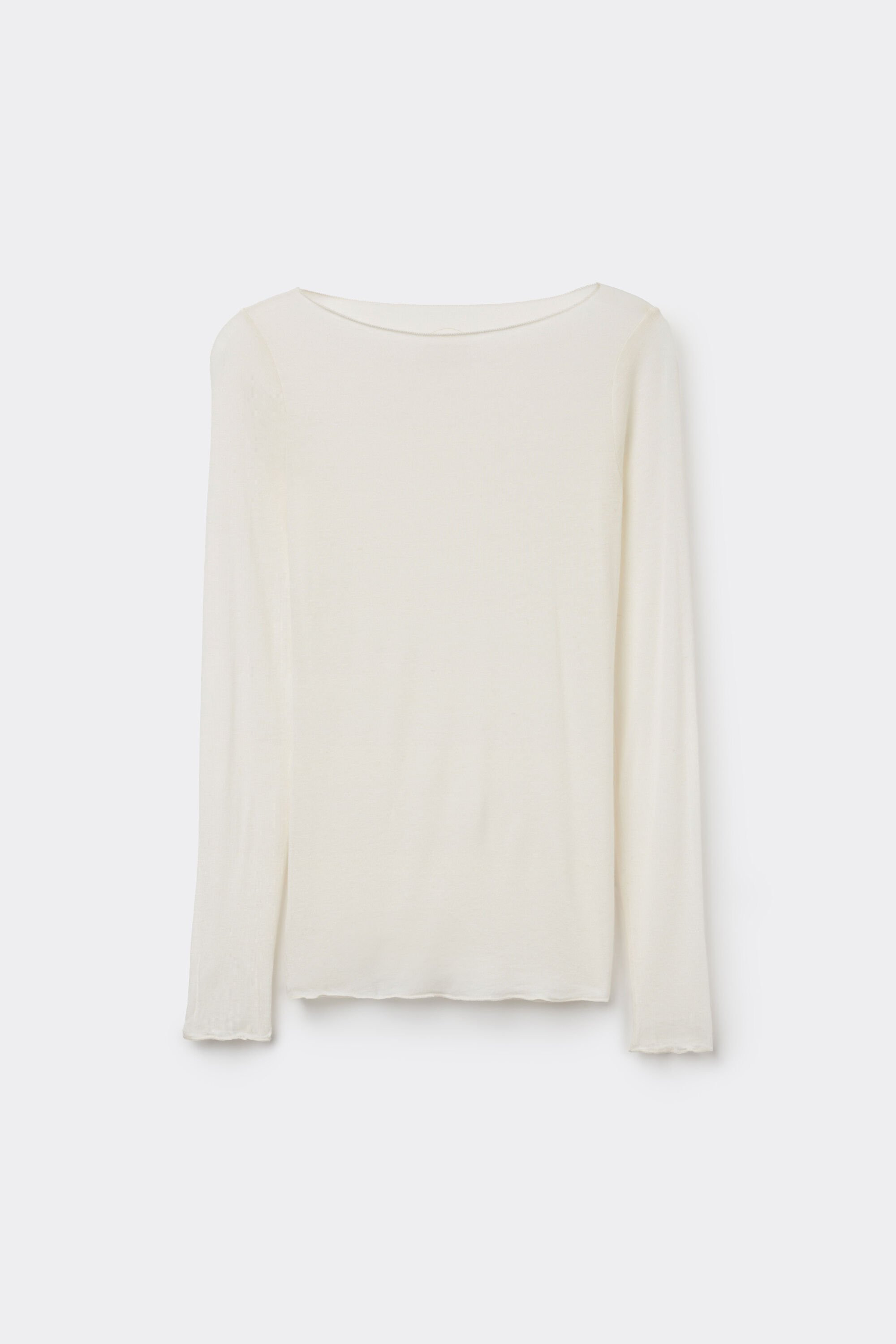 Sheer Cashmere Boat Neck Shirt | Intimissimi | Intimissimi (US)