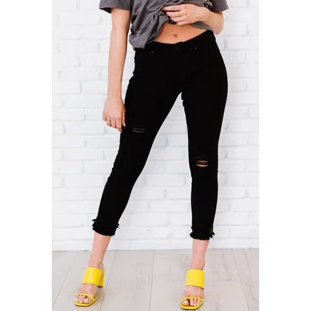 Kancan Stepping Stone Full Size Run Double Fray Skinny Jeans | Walmart (US)