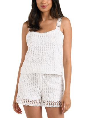 Waverly Crochet Swim Cover-Up Top | Bloomingdale's (US)