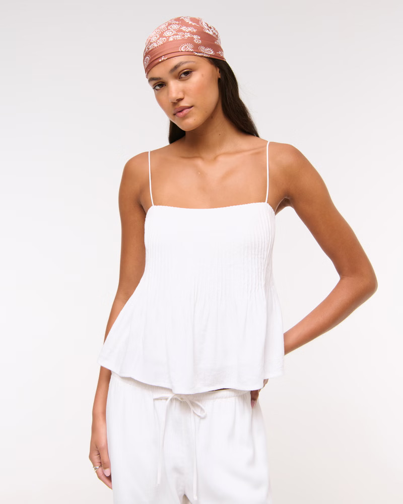 Pintuck Cami | Abercrombie & Fitch (US)