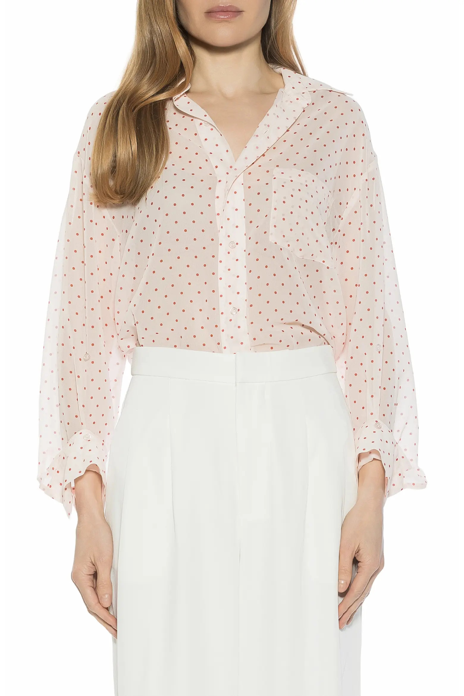 Alexia Admor Atticus Sheer Button Up Shirt (Women) | Nordstromrack | Nordstrom Rack