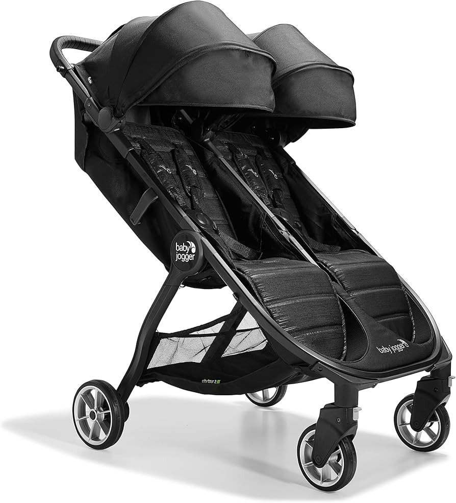 Baby Jogger City Tour 2 Double Stroller, Compact & Sleek Twin Design with Easy-To-Maneuver Featur... | Amazon (US)