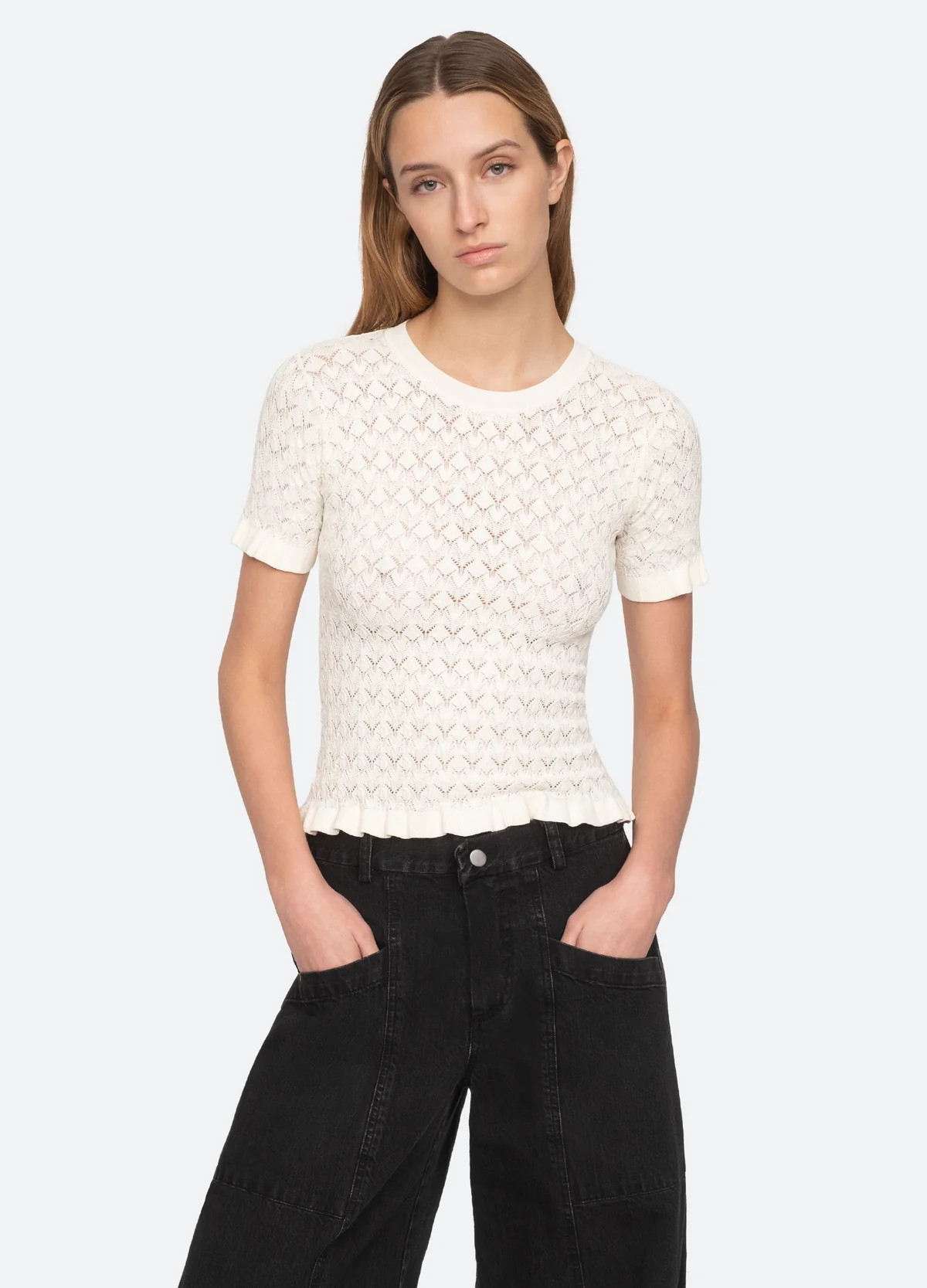 Rue S/S Sweater | Sea New York