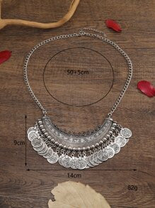 Coin Tassel Charm Necklace SKU: sj2302231191196299(6 Reviews)$4.20$3.99Join for an Exclusive 5% O... | SHEIN