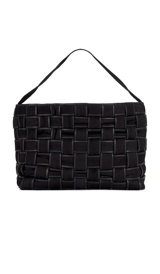 St. Agni Border Woven Large Tote in Black. | Revolve Clothing (Global)