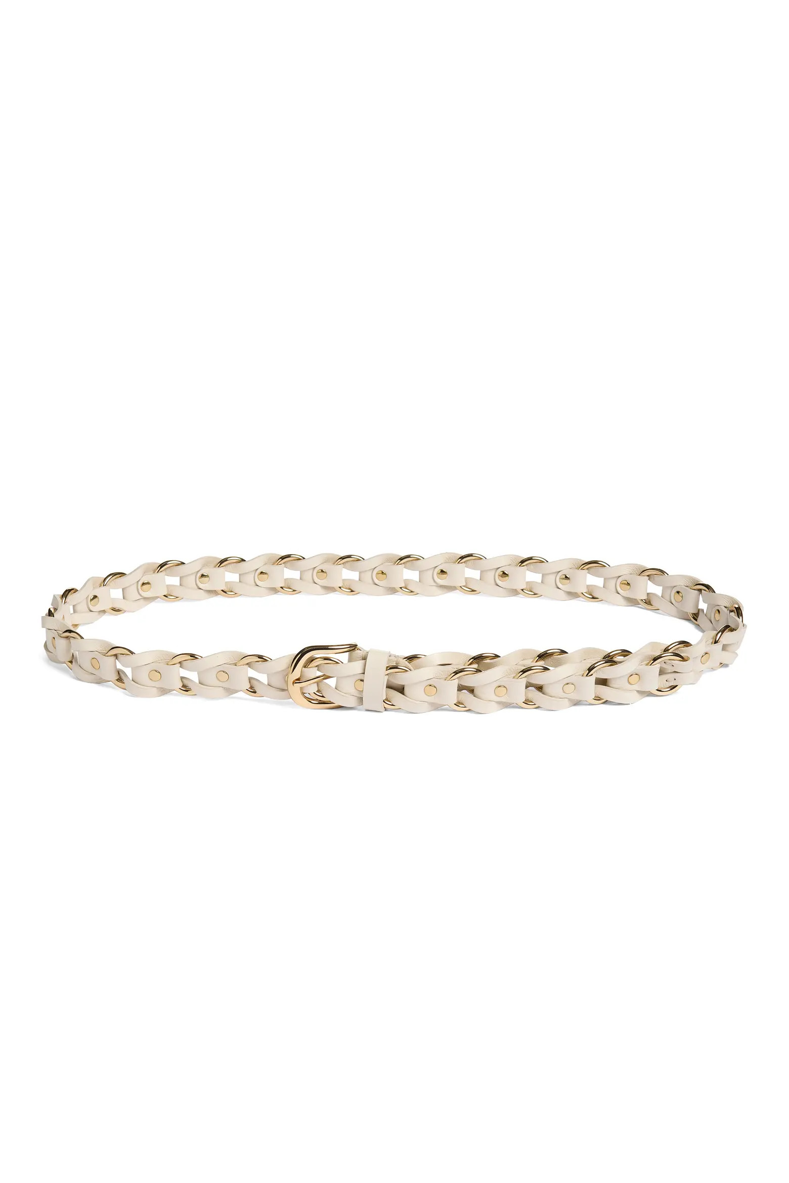 Metal Ring Woven Belt in Leather (Women) | Nordstrom | Nordstrom