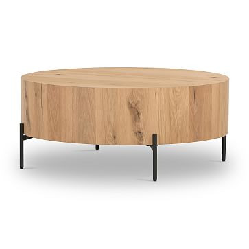 Veda Round Coffee Table (38") | West Elm | West Elm (US)