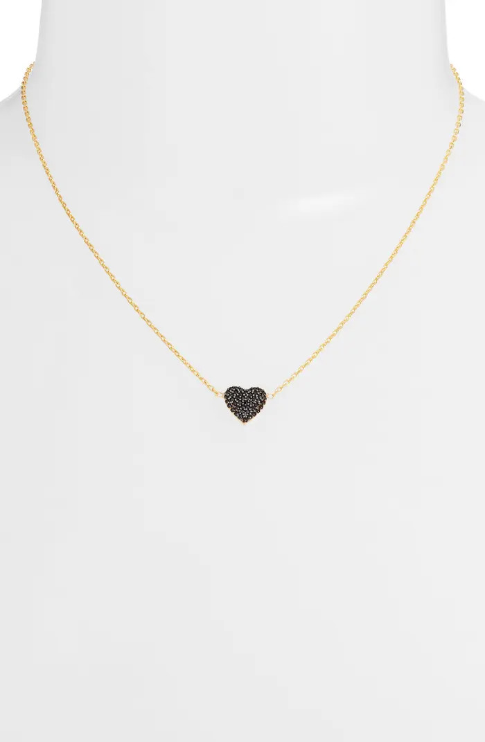 Mini Pavé Heart Pendant Necklace | Nordstrom