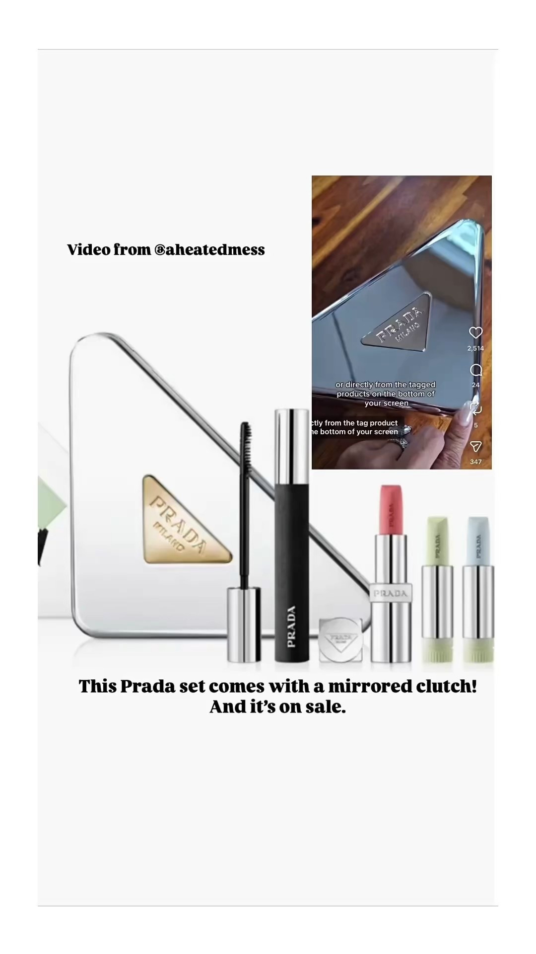 Best makeup set 
Prada 

#LTKGiftGuide #LTKBeauty #LTKSaleAlert