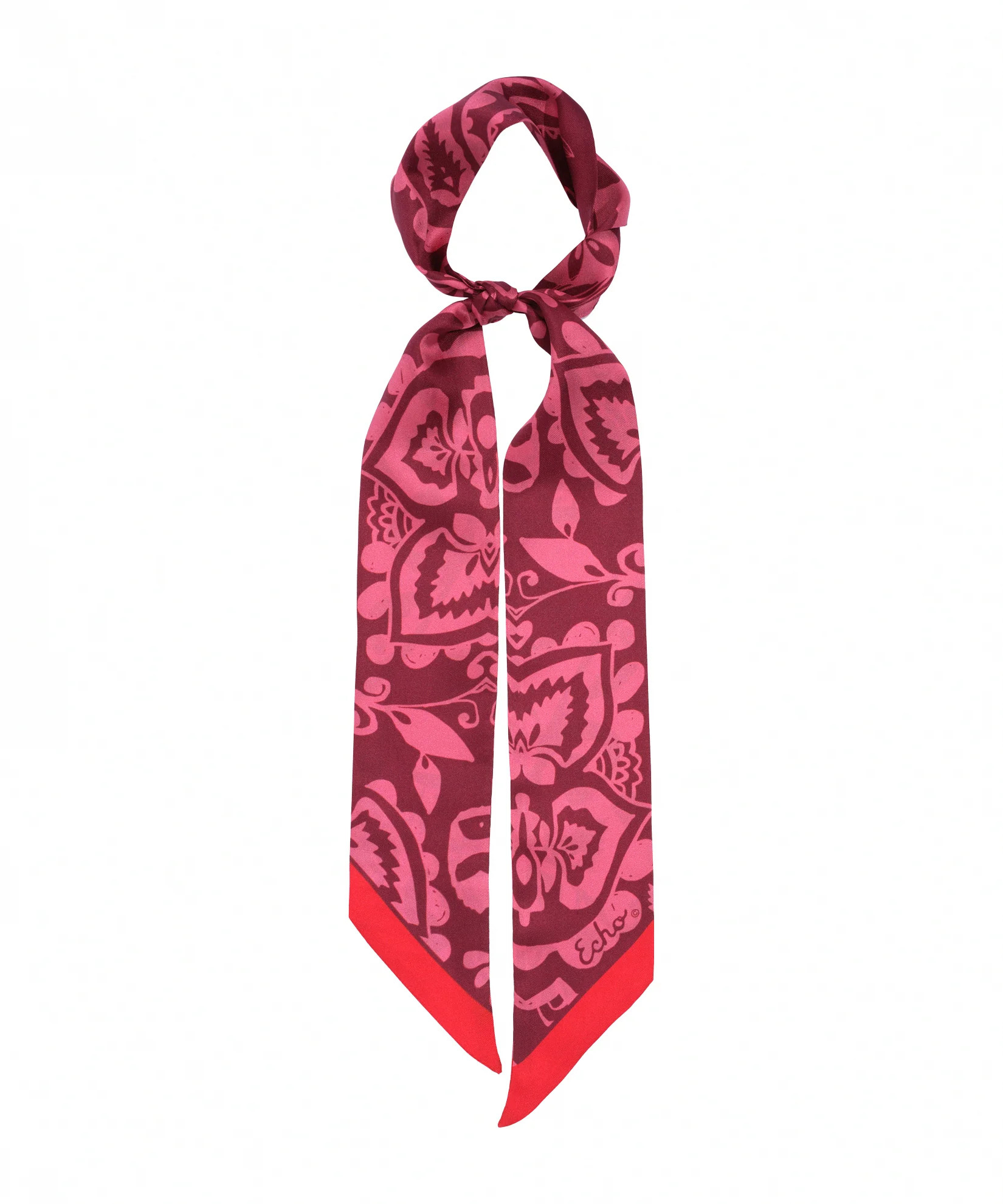 Park Paisley Silk Ribbon Scarf | Echo New York