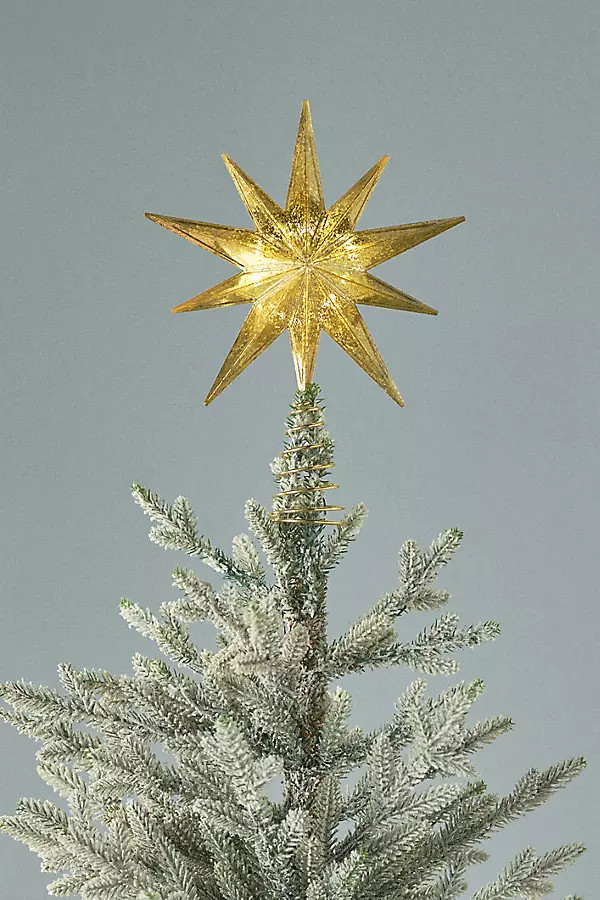 Bright Star Light-Up Tree Topper | Anthropologie (US)