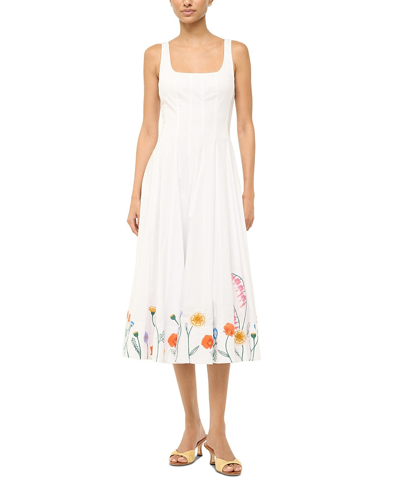 Staud Wells Midi Dress | Bloomingdale's (US)