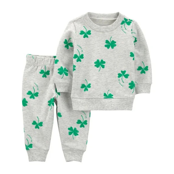 Carter's Child of Mine Baby St. Patrick's Outfit Set, 2-Piece, Sizes Newborn-6/9 Months | Walmart (US)