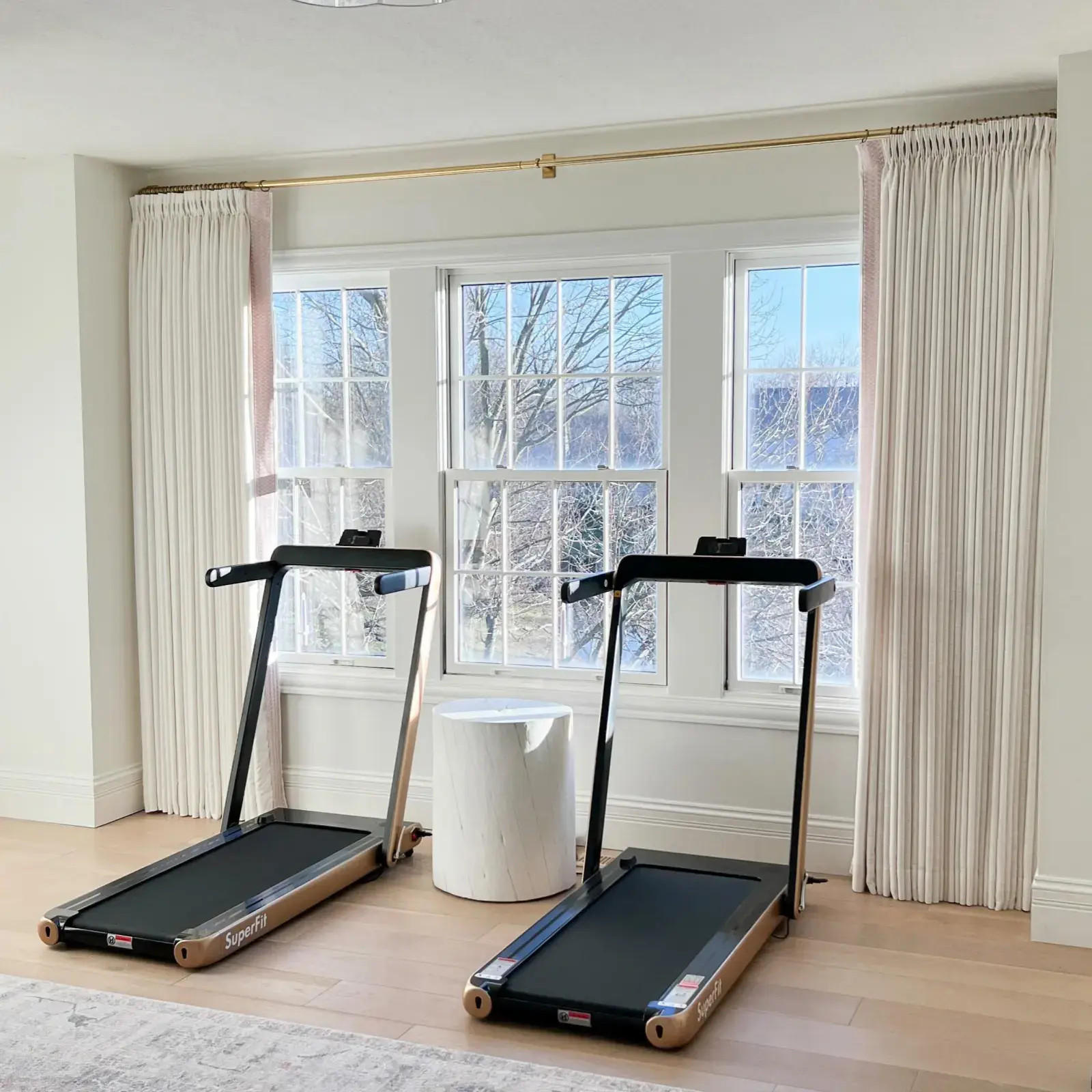 Liz Linen Curtains with Border Trim (Sold per Pair) | TWOPAGES