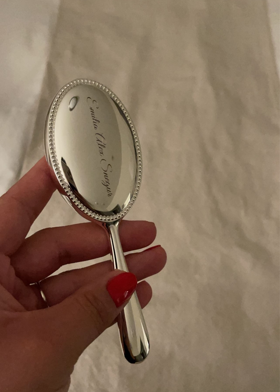 Baby hairbrush and comb .engraved 

#LTKfindsunder50 #LTKbaby #LTKfindsunder100