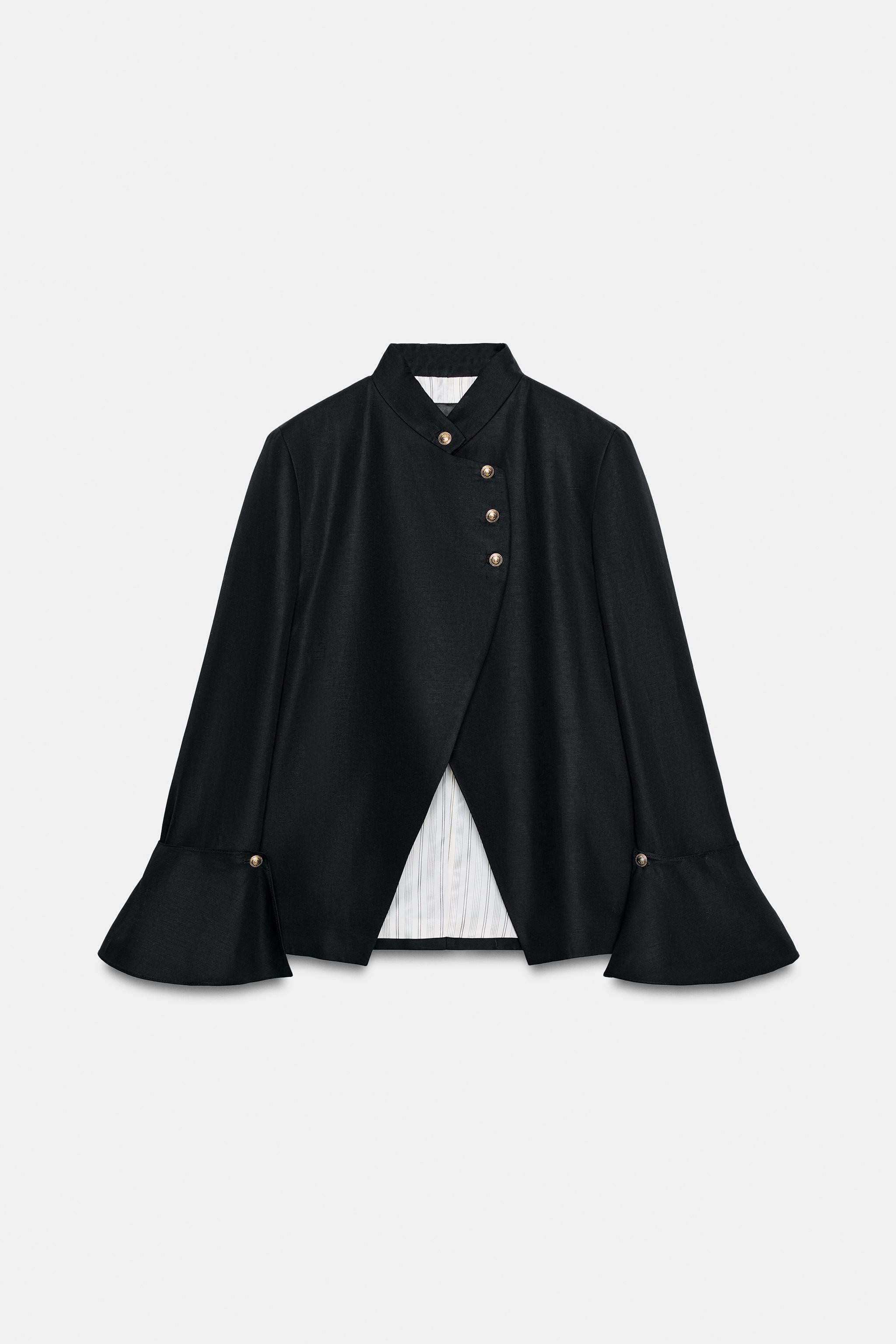 ZW COLLECTION LINEN BLEND BLAZER | Zara US
