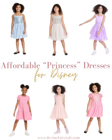 Shop affordable princess dresses for your next Disney trip! All are $30 or less and would be perfect for your little one to wear to the parks 👑

#LTKFind #LTKkids #LTKunder50