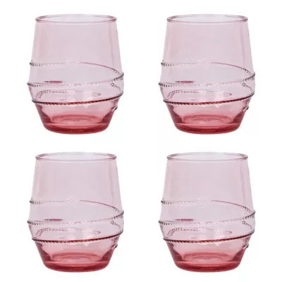 Juliska Amalia Acrylic Small Tumbler Set/4 - Ocean, Coral, 13.5 Ounces | Belk