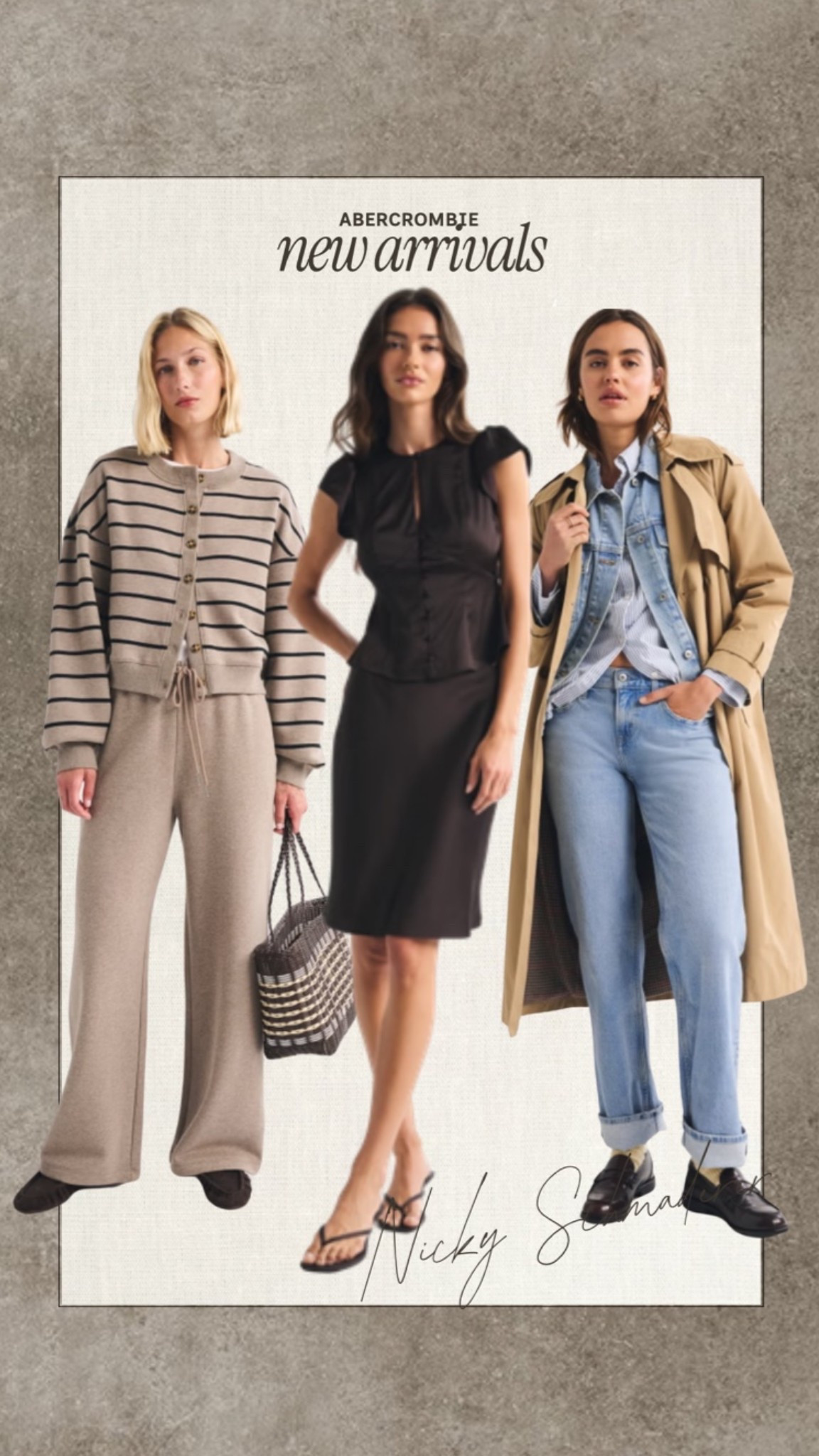 @abercrombie new arrivals! Love these street city vibes! 
Lounge 
WOMENS workwear 
WOMENS denim

#LTKootd #LTKgrwm #LTKdayinmylife