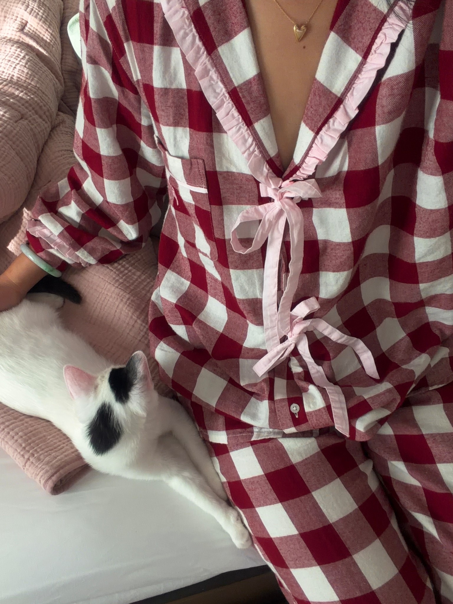 festive PJs 🎀 from #DamsonMadder 

#LTKootd #LTKmorningroutine #LTKHoliday
